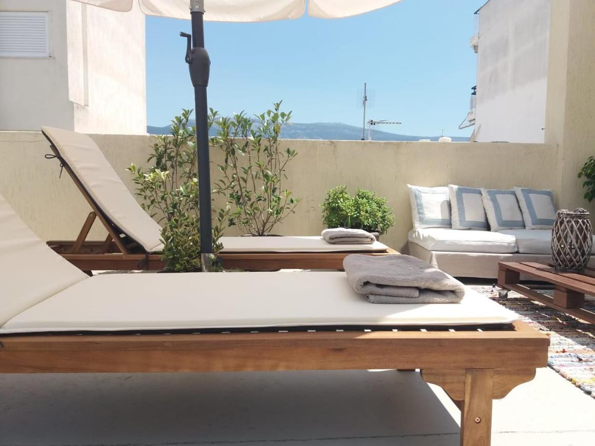 Inspiration Guestroom With Amazing Roof Garden Athen Eksteriør bilde