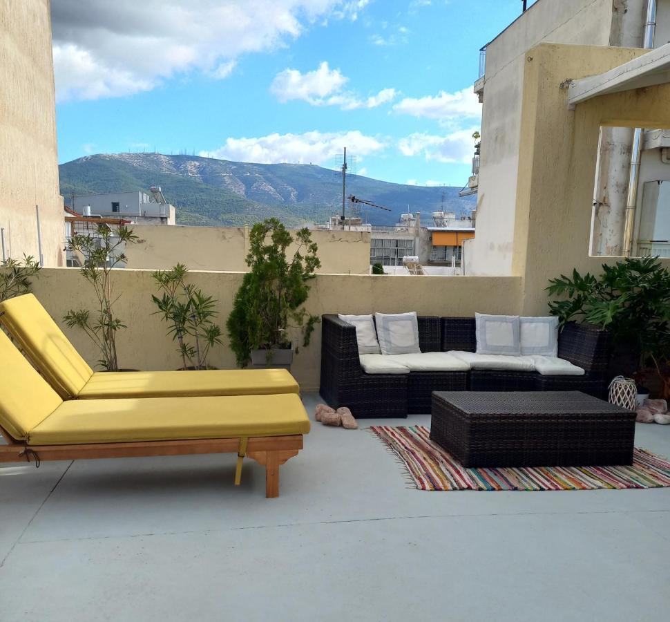 Inspiration Guestroom With Amazing Roof Garden Athen Eksteriør bilde